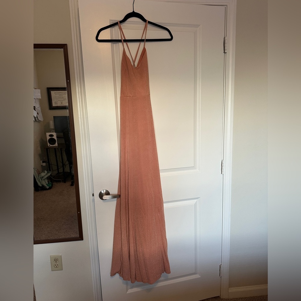 Show Me Your MuMu Coral Bridesmaid Dress